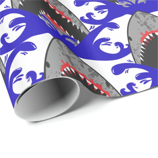 Bloody Shark Jaws Thunder_Cove Cadeaupapier (Rol Hoek)