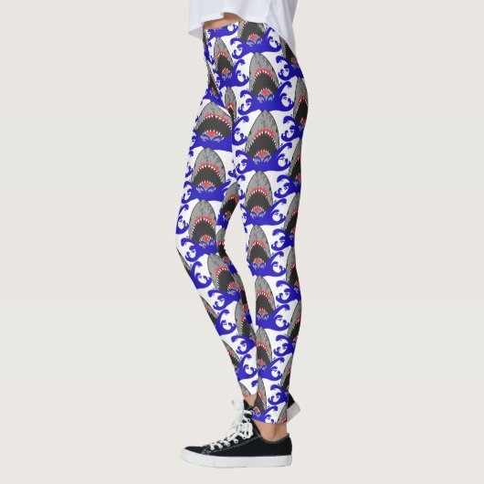 Bloody Shark Jaws Thunder_Cove Leggings (Links)