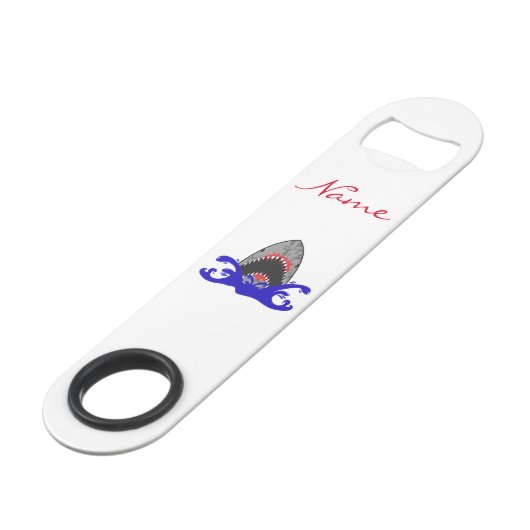 Bloody Shark Jaws Thunder_Cove Speed Flessenopener (Voorkant Gekanteld)