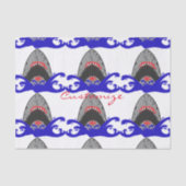 Bloody Shark Jaws Thunder_Cove Tissuepapier (Voorkant)