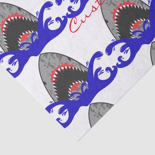 Bloody Shark Jaws Thunder_Cove Tissuepapier (Detail)