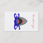 Bloody Shark Jaws Thunder_Cove Visitekaartje (Achterkant)