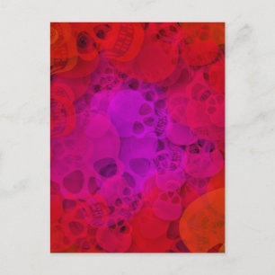 Bloody Skulls Briefkaart