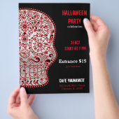 Bloody suiker schedel flyer (Hand)