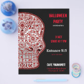 Bloody suiker schedel flyer (Enkel)