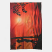 BLOODY SUNSET THEEDOEK (Verticaal)