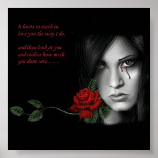 Bloody tranen poster