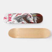 Bloody unicorn- LOLZ BOARD Persoonlijk Skateboard (Horizontaal)