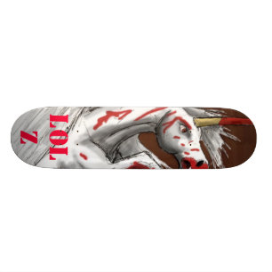 Bloody unicorn- LOLZ BOARD Persoonlijk Skateboard