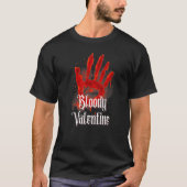 Bloody Valentijn Gothic Emo Mysterious Occult Divi T-shirt (Voorkant)