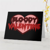 Bloody Valentijnsdag Kaart (Gele Bloem)