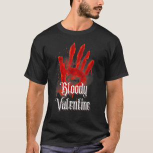 Bloody Valentine Gotische Emo Mysterieuze Occulte T-shirt