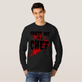 Bloody Vertrouw me dat ik een Chef Scary Halloween T-shirt (Voorkant volledig)