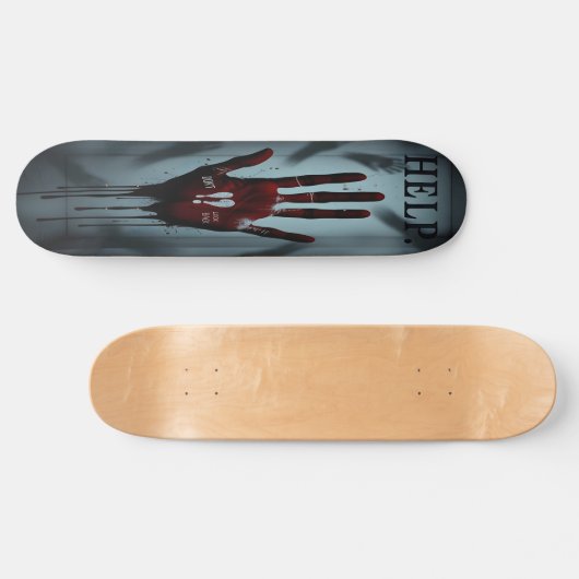 Bloody Warning Edition 1 Persoonlijk Skateboard (Horizontaal)