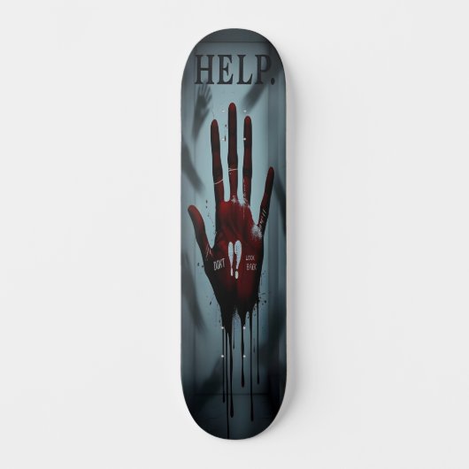 Bloody Warning Edition 1 Persoonlijk Skateboard (Voorkant)