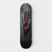 Bloody Warning Edition 2 Persoonlijk Skateboard (Voorkant)