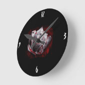 Bloody White Rose Ronde Klok (Hoek)