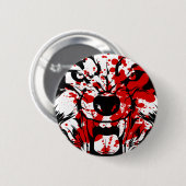 Bloody Wolf Ronde Button 5,7 Cm (Voorkant /achterkant)