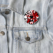 Bloody Wolf Ronde Button 5,7 Cm (In situ)