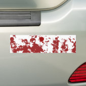 Bloody Zombies Bumpersticker (Op auto)