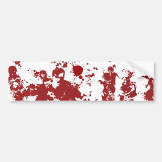 Bloody Zombies Bumpersticker