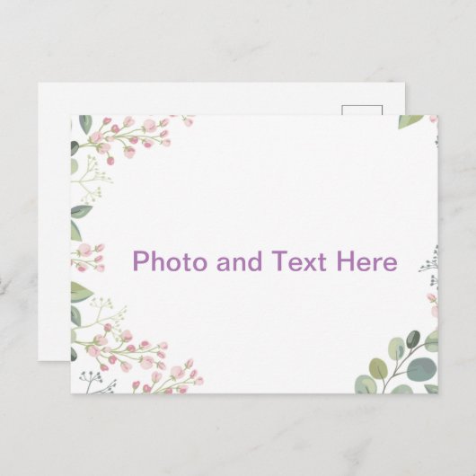 Bloom Aangepast ontwerp Briefkaart (Voorkant / Achterkant)