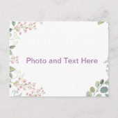 Bloom Aangepast ontwerp Briefkaart (Voorkant)
