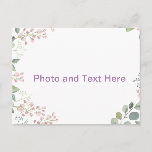 Bloom Aangepast ontwerp Briefkaart (Voorkant)