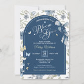 Bloom and Grow Baby shower Invitation Kaart (Voorkant)