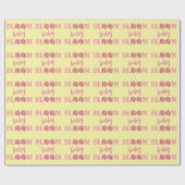Bloom Baby Bloom Baby shower Cadeaupapier (Vlak)
