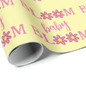 Bloom Baby Bloom Baby shower Cadeaupapier (Rol Hoek)
