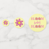 Bloom Baby Bloom Baby shower Confetti (Voorkanten)