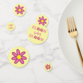 Bloom Baby Bloom Baby shower Confetti