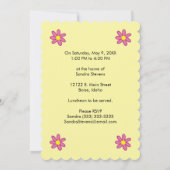 Bloom Baby Bloom Baby shower Kaart (Achterkant)