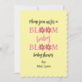 Bloom Baby Bloom Baby shower Kaart
