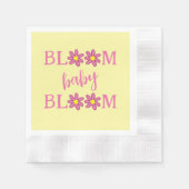 Bloom Baby Bloom Baby shower Servet (Voorkant)