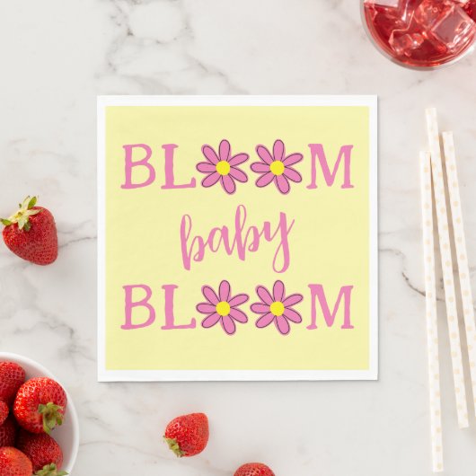 Bloom Baby Bloom Baby shower Servet (Insitu)