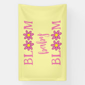 Bloom Baby Bloom Baby shower Spandoek (Verticaal)