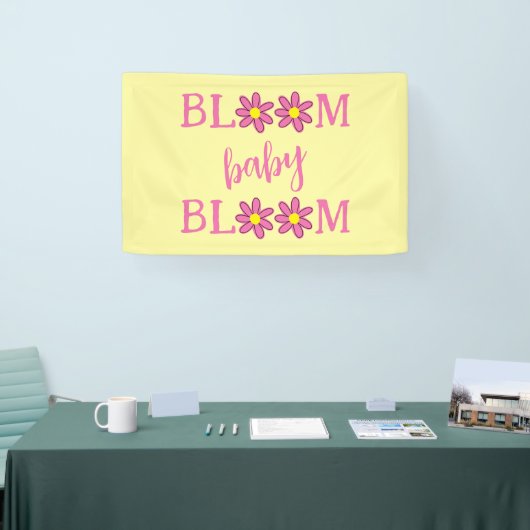Bloom Baby Bloom Baby shower Spandoek (Beurs)