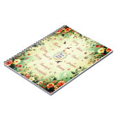 Bloom Baby Bloom - Floral Notebook Notitieboek (Linkerzijde)