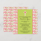  Bloom Baby Girl Baptisme Inname Kaart (Voorkant / Achterkant)