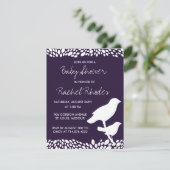 Bloom  Baby shower Uitnodiging (Staand voorkant)