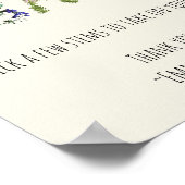 Bloom Bar -  aanwijzingen en naam Poster (Hoek)