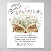 Bloom Bar Nieuw Hoofdstuk Boek Thema Wildflower Poster (Voorkant)