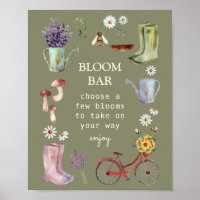 Bloom Bar Tuin Baby shower Teken