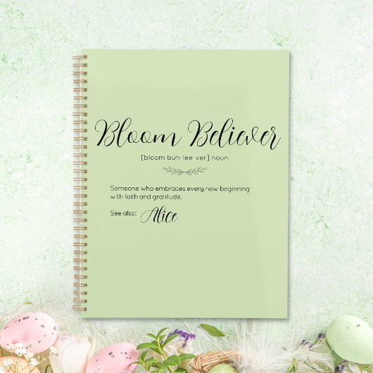 Bloom Believer Lime Cream Persoonlijke Planner