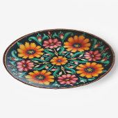 💀🎉Bloom & Bite Día de los Muertos Papieren Bordje (Gekanteld)