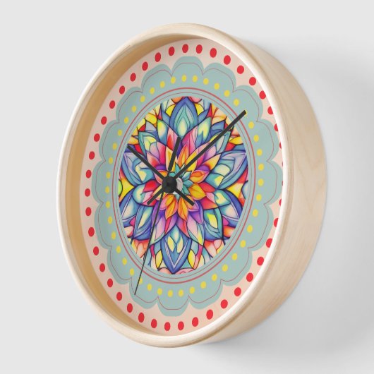 Bloom Bliss kleurrijke bloem (Hoek)