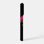 Bloom Bloem Heet Roze Rozen Elegante Esthetiek iPhone Hoesje (Rechterkant)