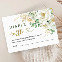 Bloom Bloemen Baby shower Luier Raffle